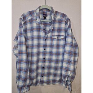 Patagonia Mens Flannel Size 2xlt Organic Cotton